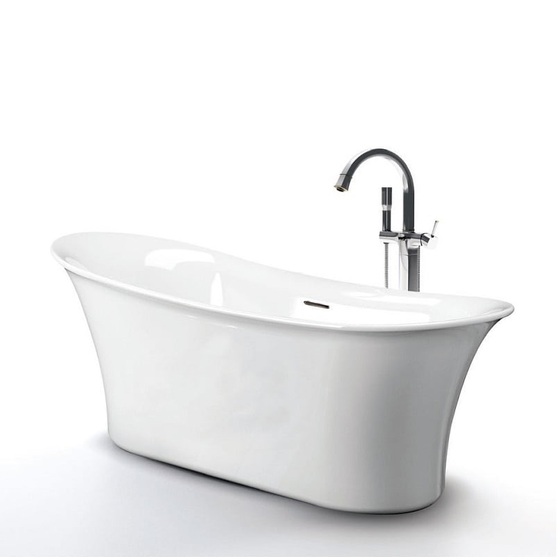 acrylic double ended bath