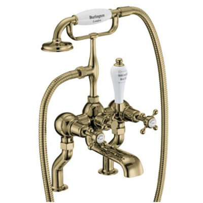 Burlington Claremont Deck-Mounted Bath Shower Mixer - Image 2