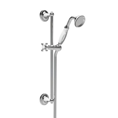 Traditional-St-James-Chrome-Hand-Shower-on-Slider-Rail