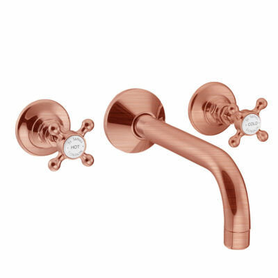 St-James-Copper-3-Hole-Wall-Mounted-Basin-Mixer-Tap