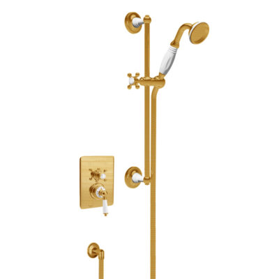 'Kit 5' Brass Concealed Shower