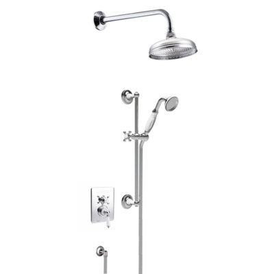 St James - 'Kit 1' Chrome Exposed Shower