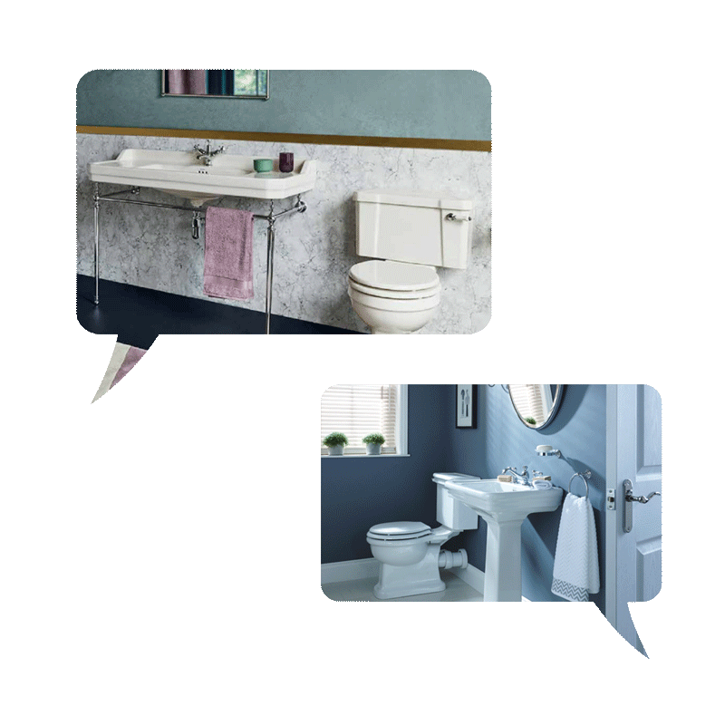 Traditional, Vintage & Antique Baths Vintage Bathroom