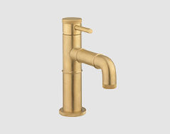 MPRO industrial brushed brass tap