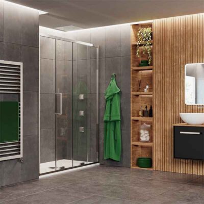 Crosswater 'Optix 10' Single Sliding Door - Image 3