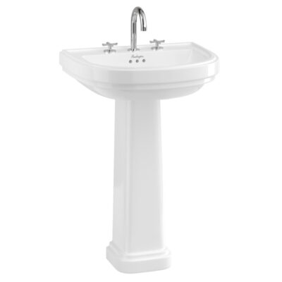 traditional-Riviera-580mm-D-Shape-Basin-with-Riviera-Full-Pedestal-3-tap-hole