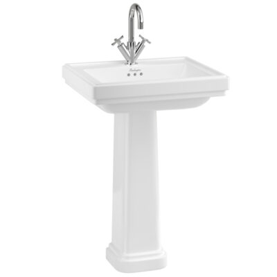 traditional-Riviera-580mm-Square-Basin-with-Riviera-Full-Pedestal-1-tap-hole