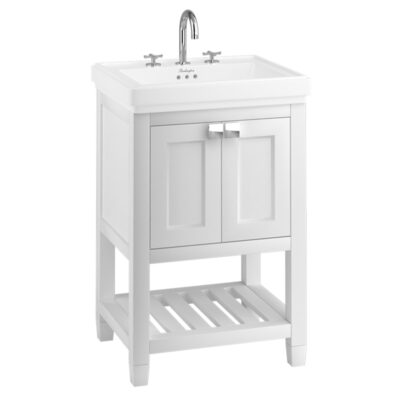 Riviera 580mm Vanity Unit with Riviera 580mm Square Basin - 3 Colours Available