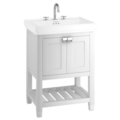 Riviera 650mm Vanity Unit with Riviera 650mm Square Basin - 3 Colours Available