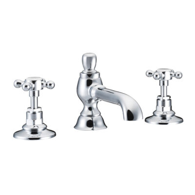 traditional-St-James-Chrome-3-Hole-Basin-Mixer-Tap-with-Colonial-Style-Spout