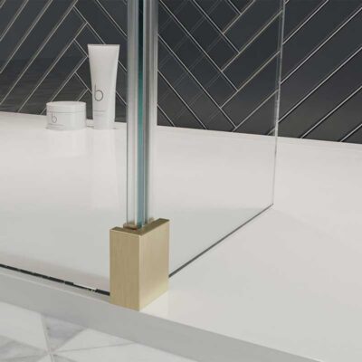 Crosswater 'Gallery 10' Walk in Shower with Fixed Deflector Panel - Image 3