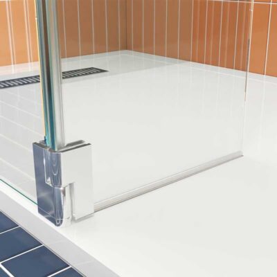 Crosswater ‘Gallery 10’ Walk in Shower with Hinged Deflector Panel - Image 4