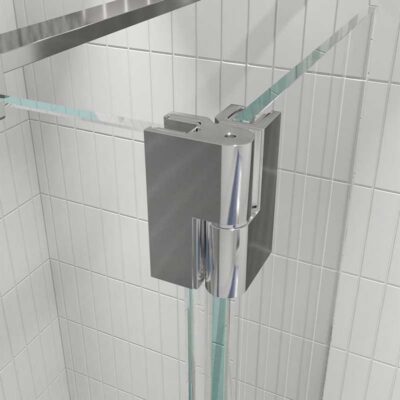 Crosswater ‘Gallery 10’ Walk in Shower with Hinged Deflector Panel - Image 3