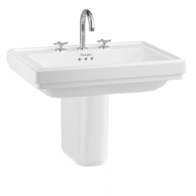 traditional-iviera-650mm-Square-Basin-with-Riviera-Semi-Pedestal-3-tap-hole