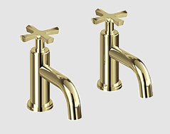 Riviera taps in gold