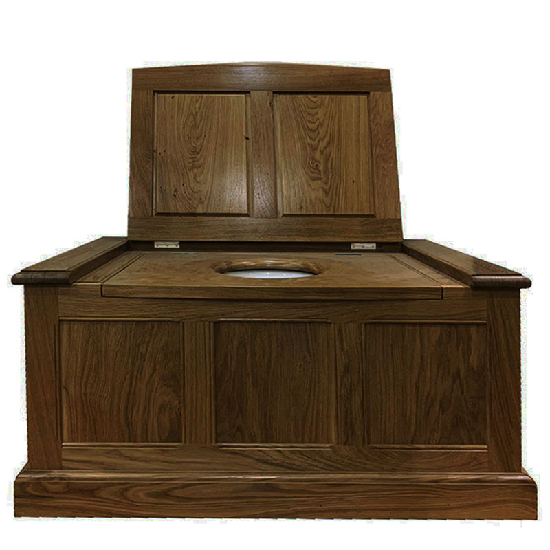 Thunder Box Toilet Seat Dark Oak Old Fashioned Bathrooms