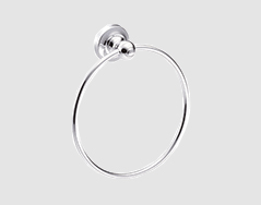 Chrome towel ring