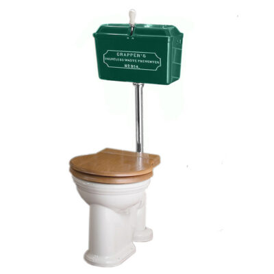 Thomas Crapper 814 Cast Cistern Low Level WC Set - 6 Colours Available - Image 6