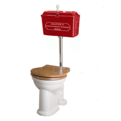Thomas Crapper 814 Cast Cistern Low Level WC Set - 6 Colours Available - Image 5