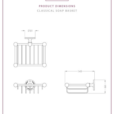 Thomas Crapper Classical Soap Basket - Image 4