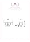 Thomas Crapper Elegant Wall Mounted Double Tumbler Holder - Image 2