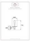 Thomas Crapper Elegant Spare Toilet Roll Holder - Image 2