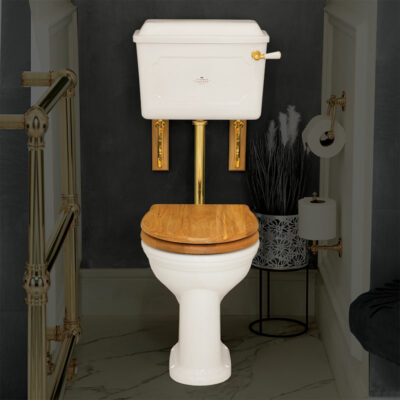 Thomas Crapper low level ceramic cistern toilet