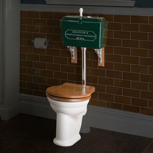 Thomas Crapper 814 Cast Cistern Low Level WC Set - 5 Colours Available