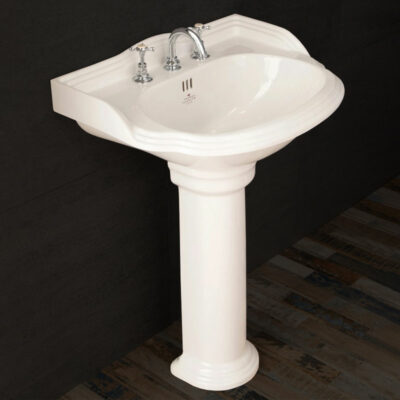 Thomas Crapper Marlborough Round Basin & Pedestal