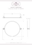 Thomas Crapper Classical Round Tilt Mirror - Image 4