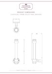 Thomas Crapper Classical Spare Toilet Roll Holder  - Image 4