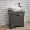 Victorian Square 670mm Cabinet with 550mm Bowl
