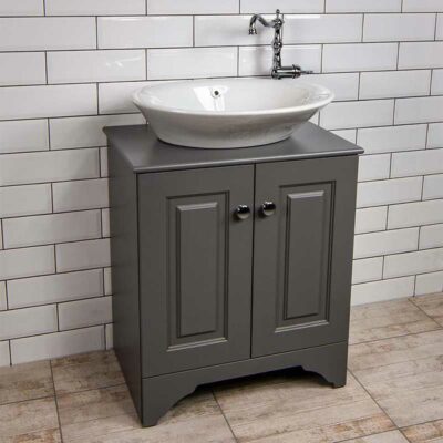 Victorian Square 670mm Cabinet with 600mm Bowl