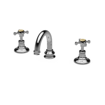 Thomas Crapper Marlborough 3 Hole Deck Basin Mixer - Image 2