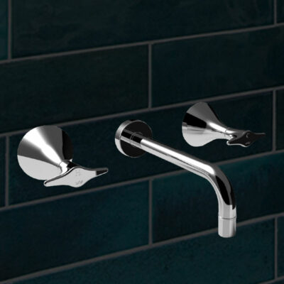 Thomas-Crapper-spitfire-three-tap-hole-wall-mounted-basin-mixer-with-standard-spout