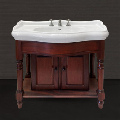 Foresters 100cm Period Basin & Mahogany Cabinet