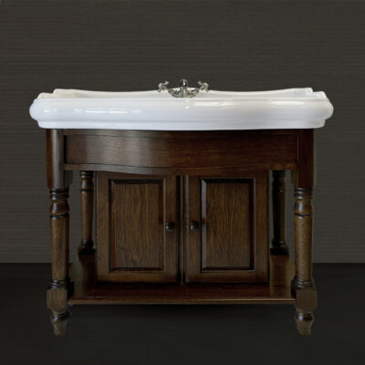 Foresters 100cm Period Basin & Oak Cabinet