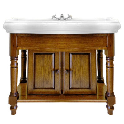 Foresters 100cm Period Basin & Oak Cabinet