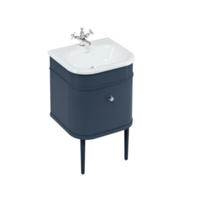 Burlington Chalfont 550mm Single Drawer Unit - Blue - Image 2