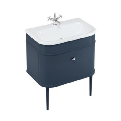 Burlington Chalfont 750mm Single Drawer Unit - Blue - Image 2