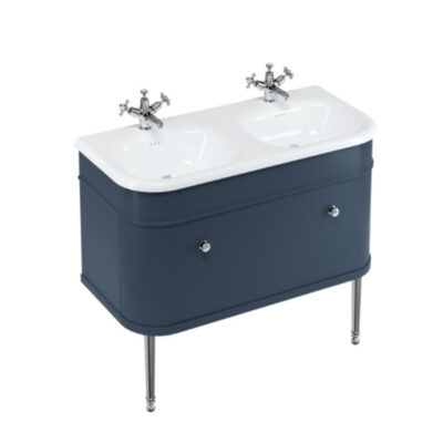 Burlington Chalfont 1000mm Single Drawer Unit - Blue