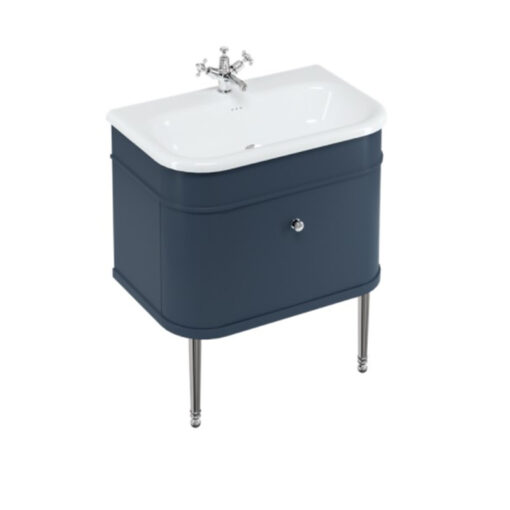 Burlington Chalfont 750mm Single Drawer Unit Blue OFB