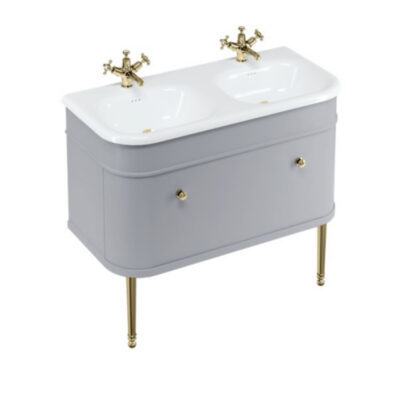 Burlington Chalfont 1000mm Single Drawer Unit - Classic Grey - Image 4