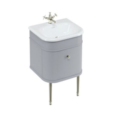 Burlington Chalfont 550mm Single Drawer Unit - Classic Grey - Image 4