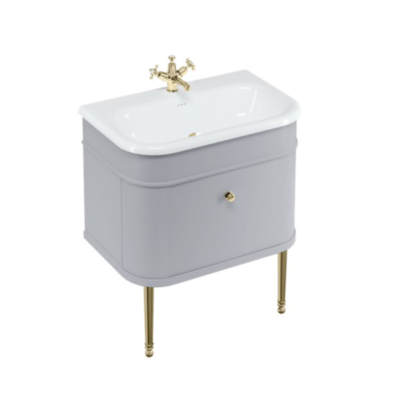 Burlington Chalfont 750mm Single Drawer Unit - Classic Grey