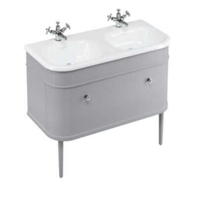 Burlington Chalfont 1000mm Single Drawer Unit - Classic Grey - Image 2