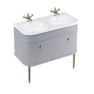 Burlington Chalfont 1000mm Single Drawer Unit - Classic Grey - Image 3