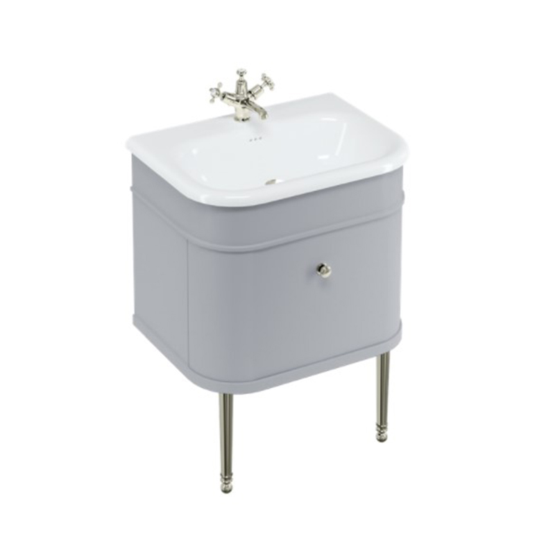 Burlington Chalfont 650mm Single Drawer Unit - Classic Grey