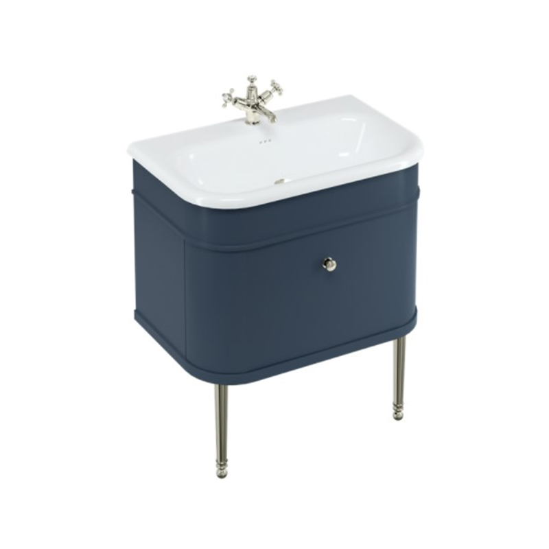 Burlington Chalfont 750mm Single Drawer Unit - Blue