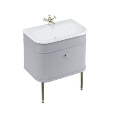 Burlington Chalfont 750mm Single Drawer Unit - Classic Grey - Image 3